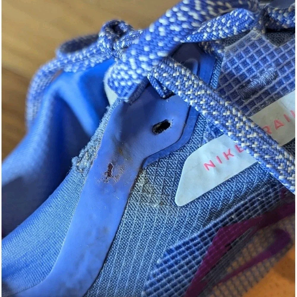 Gorpcore Nike Pegasus Trail 5 GTX Gore-Tex Running Shoes Women's 8 Blue